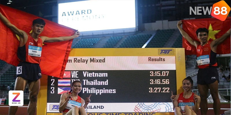 Điền kinh Việt Nam khẳng định vị thế tại SEA Games 33